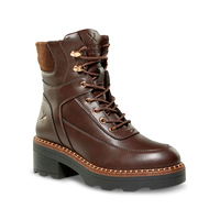 Denver Hayes Women's Sable Lace-Up Zippered Boots