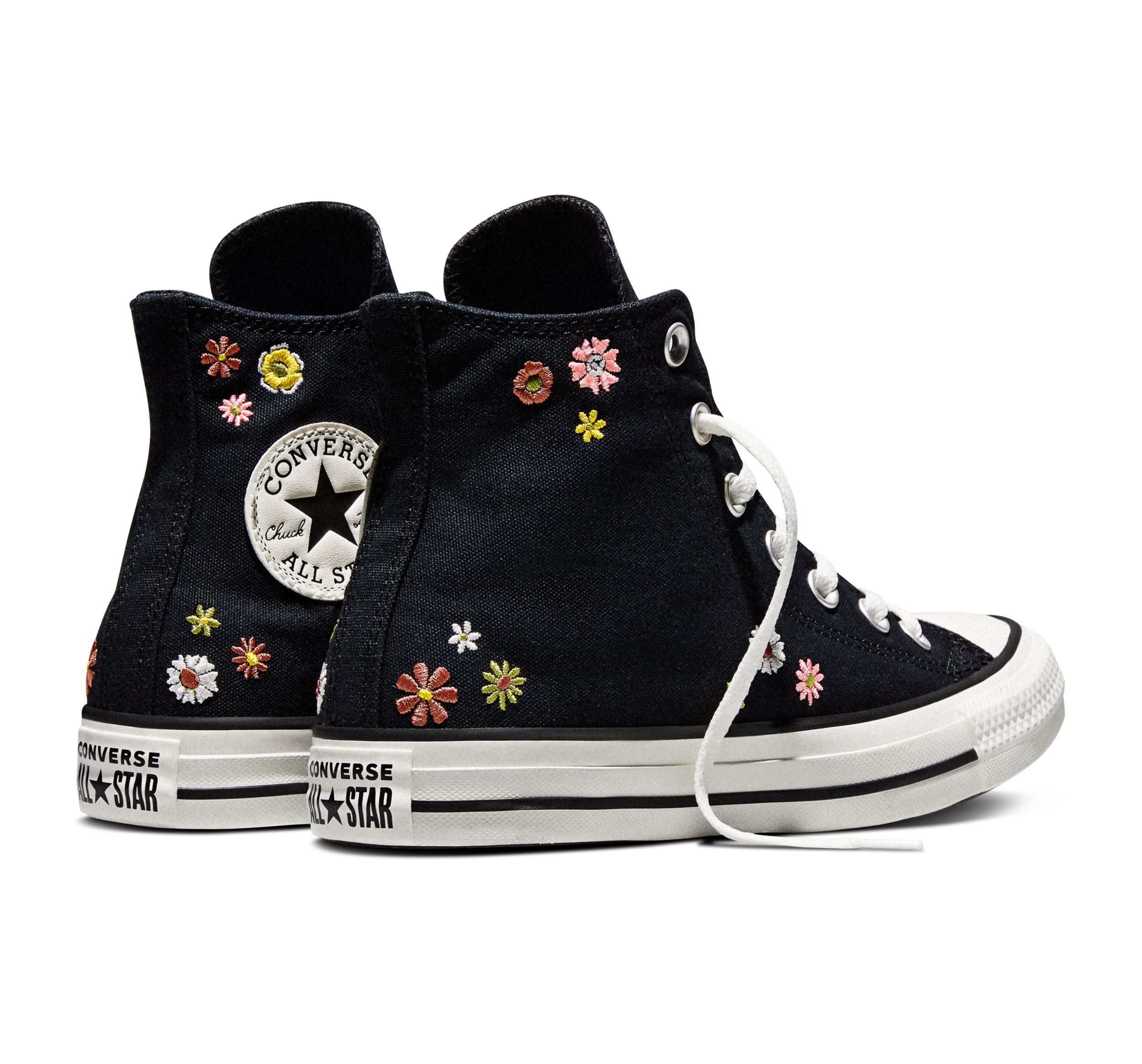 Converse Women's Embroidered Florals Sneakers