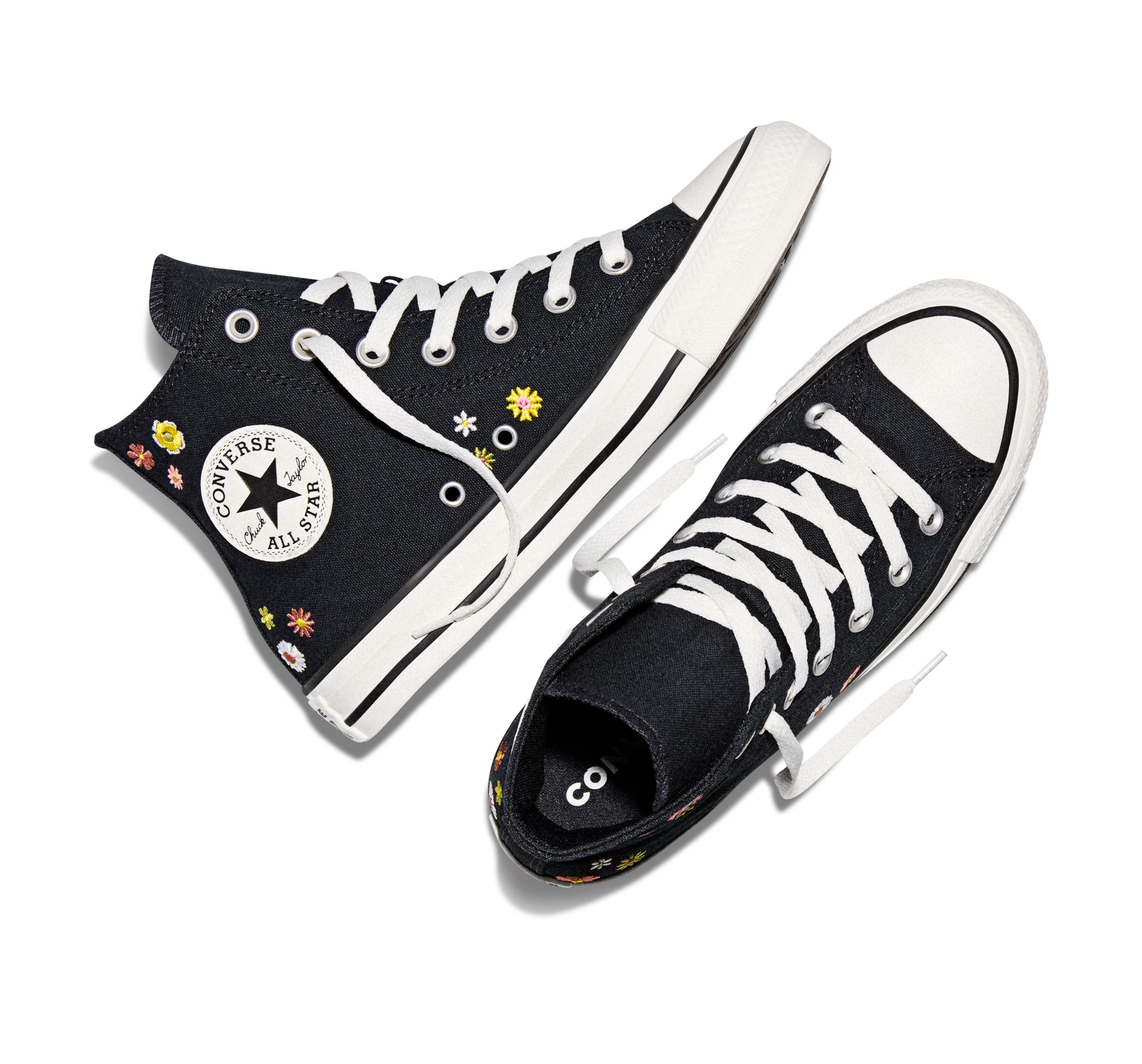 Converse Women's Embroidered Florals Sneakers