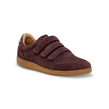 Denver Hayes Women's Ailsa Suede Velcro Closure Sneakers Front_Three_Fourths_Angled_Right