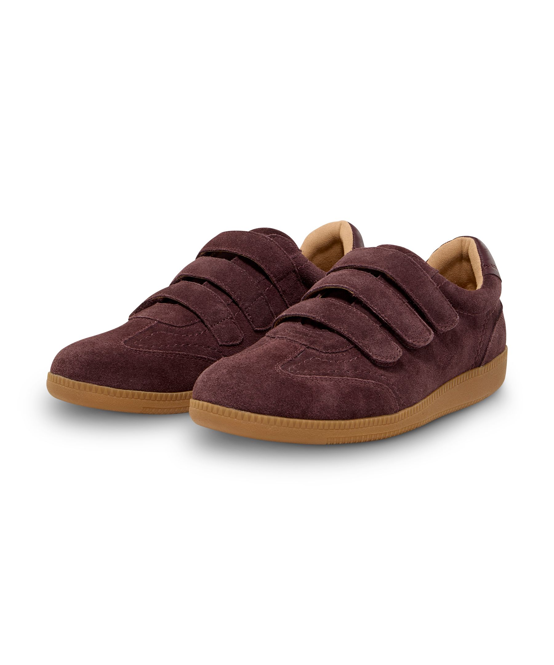 Denver Hayes Women's Ailsa Suede Velcro Closure Sneakers