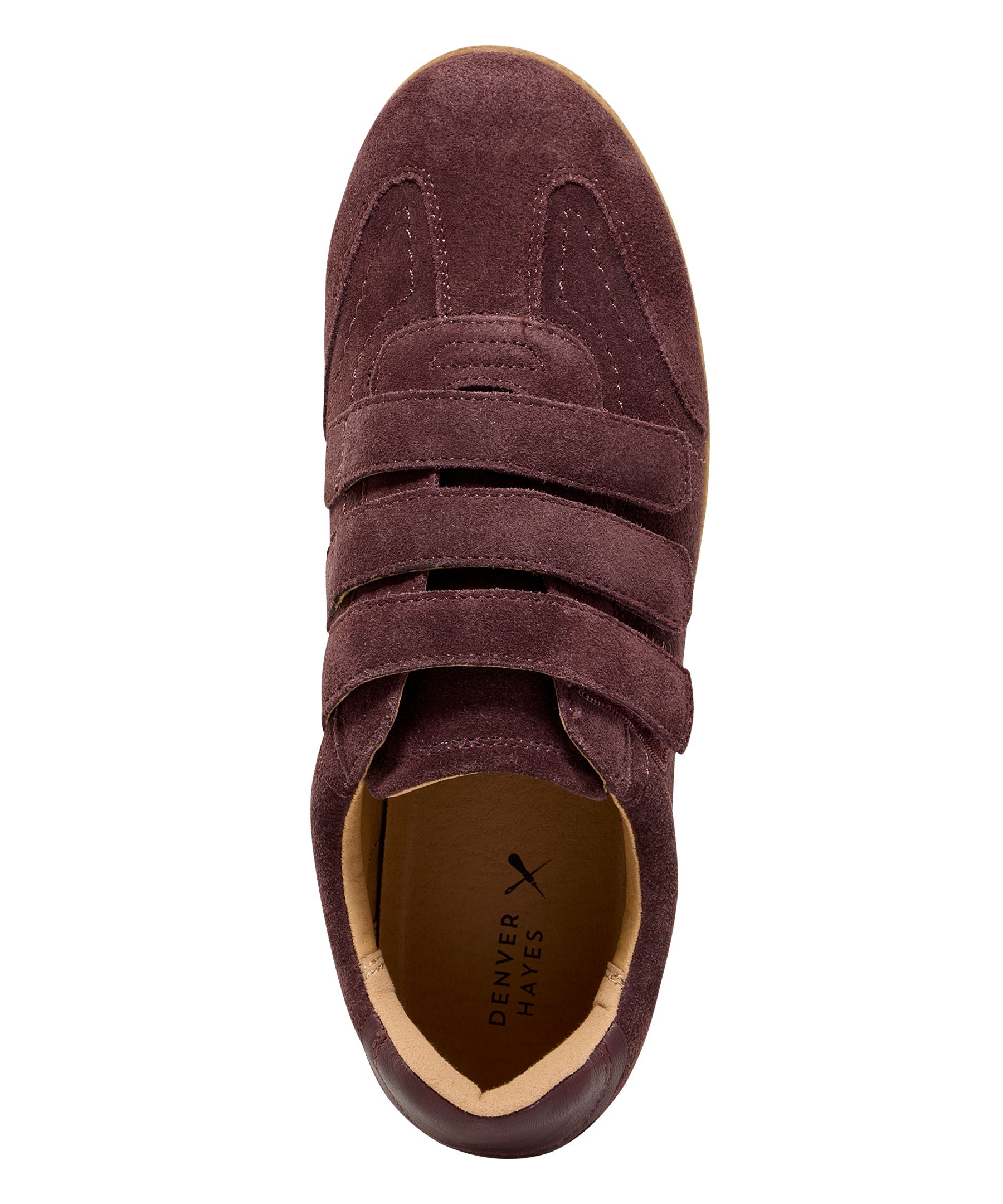 Denver Hayes Women's Ailsa Suede Velcro Closure Sneakers