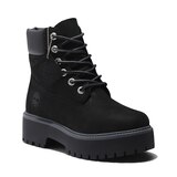 Timberland Women's Stone Stree 6 Inch Waterproof Workboots Front_Three_Fourths_Angled_Right
