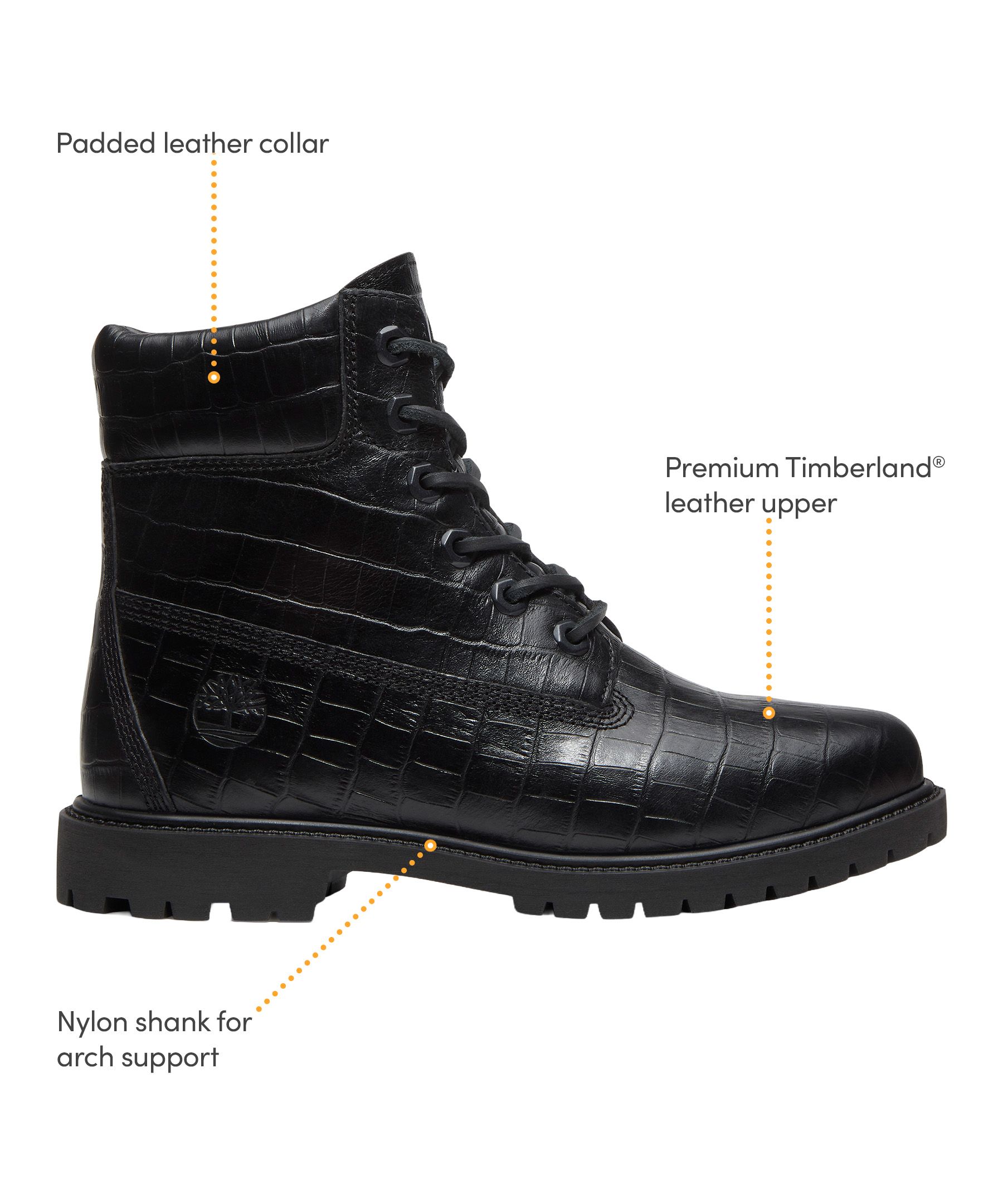 Timberland Women's Crocodile 6 Inch Waterproof Workboots