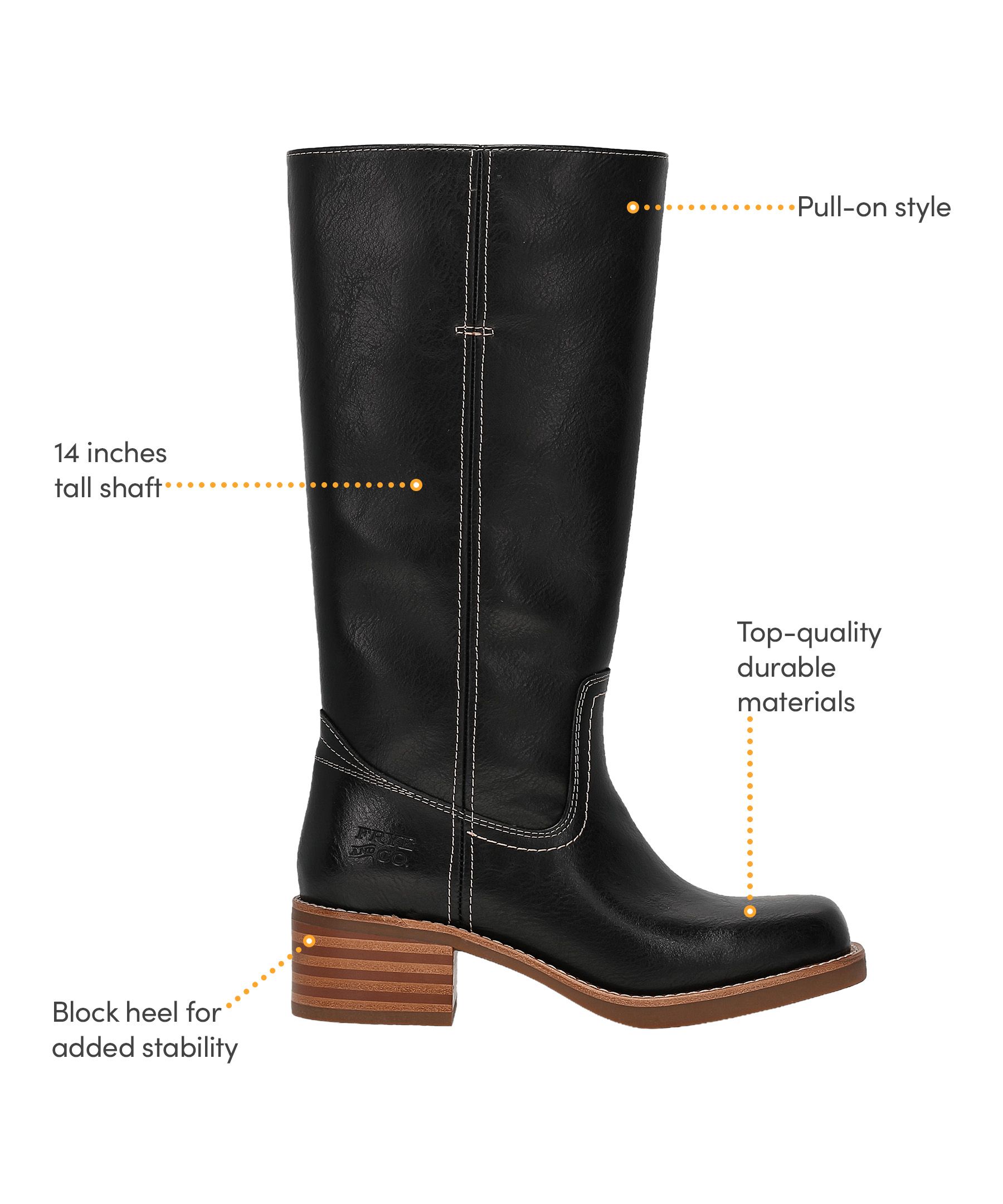 Frye and Co Women's Miranda 14 Inch Tall Calf Boots