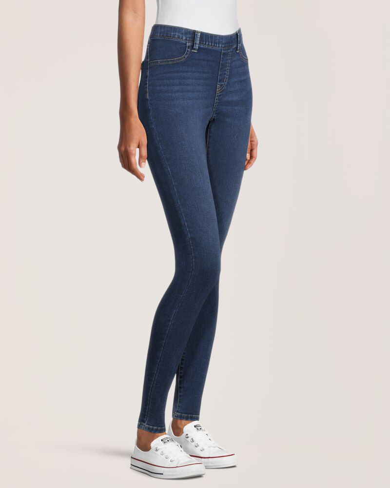 Jegging moulant à enfiler à taille mi-basse pour femmes, Denver Hayes