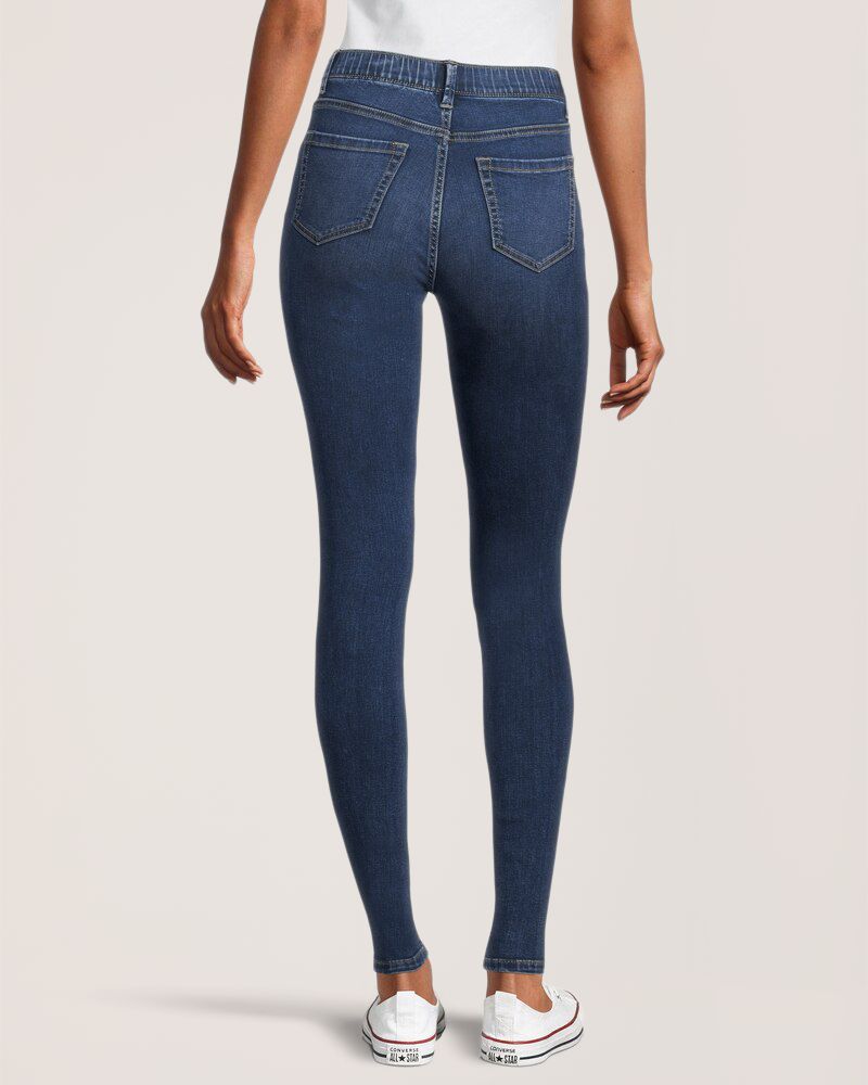 Jegging moulant à enfiler à taille mi-basse pour femmes, Denver Hayes