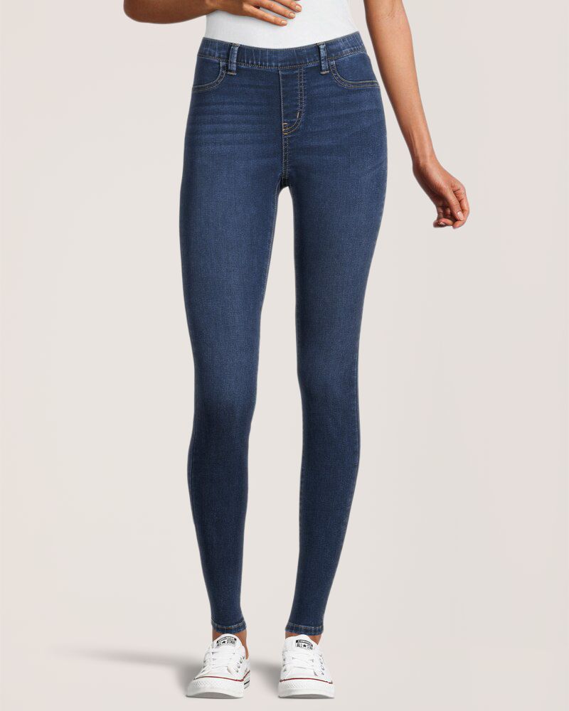 Jegging moulant à enfiler à taille mi-basse pour femmes, Denver Hayes