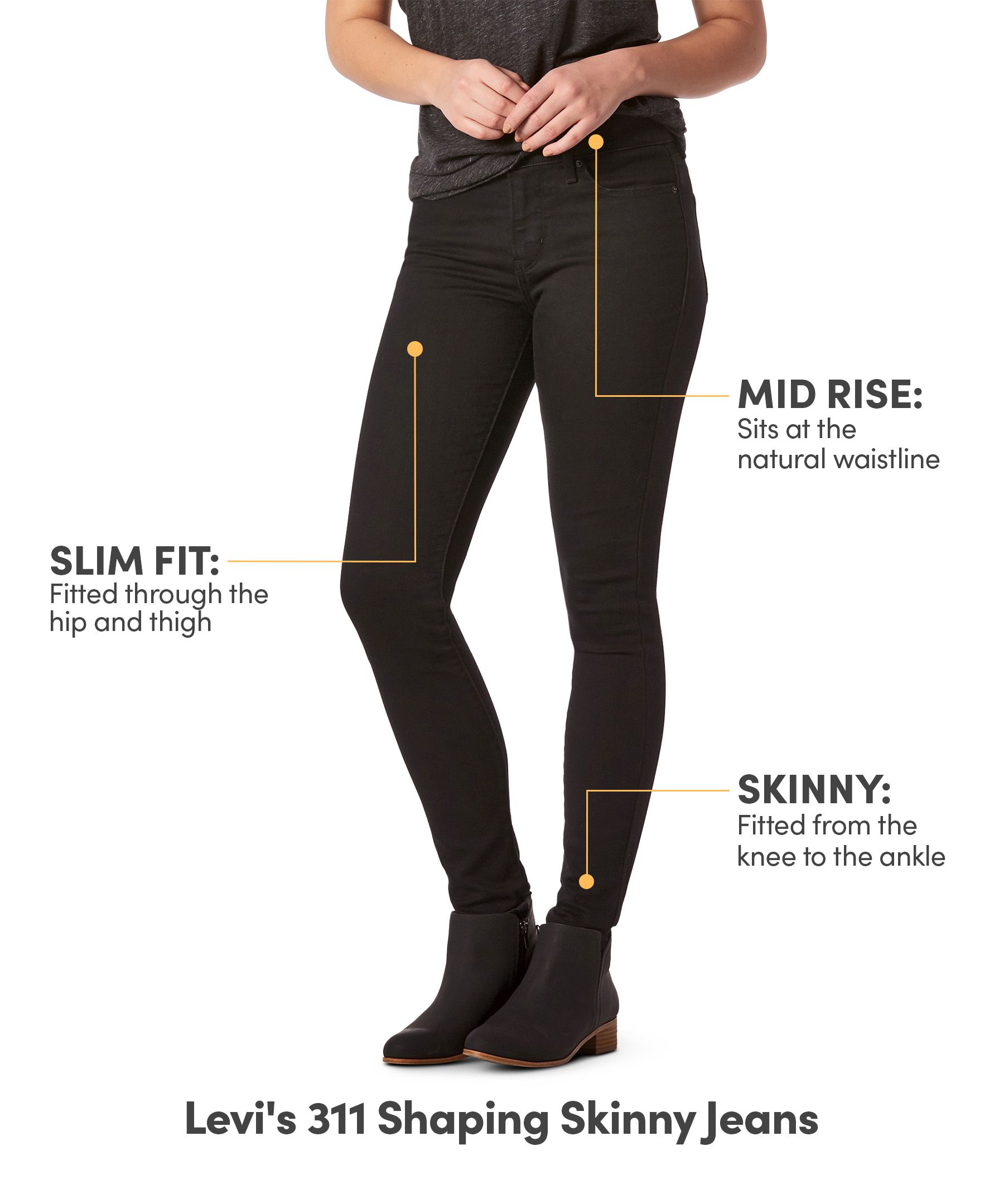 Levi's Women's 311 Shaping Mid Rise Skinny Jeans