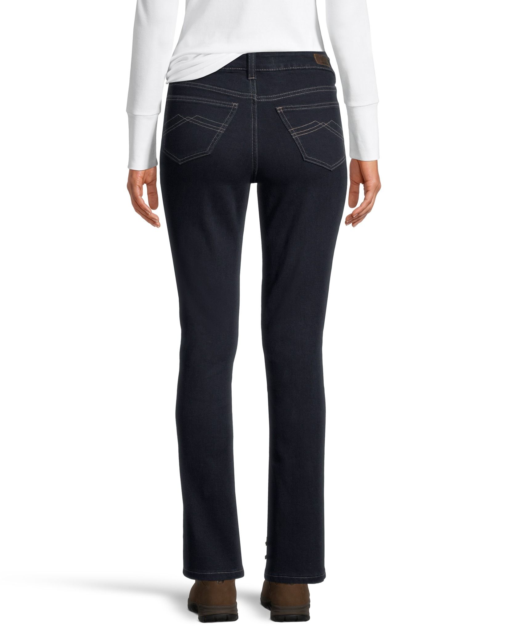 WindRiver Women's T-Max Heat Lined High Rise Straight Jeans