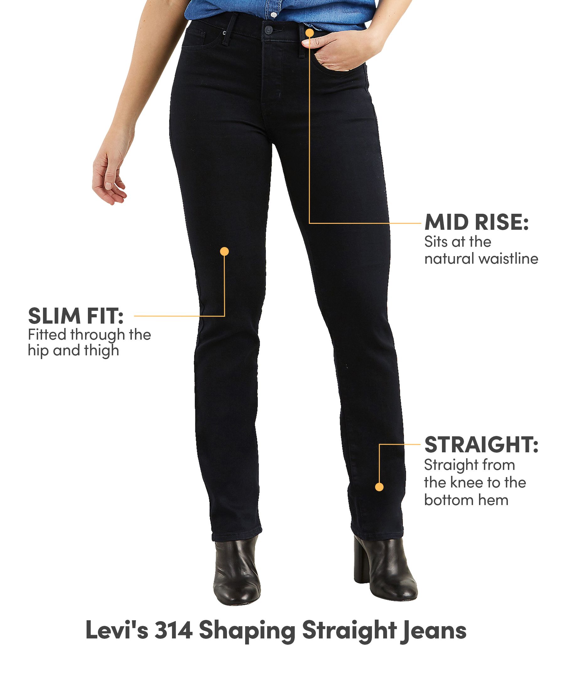 Levi's Women's 314 Shaping Straight Jeans