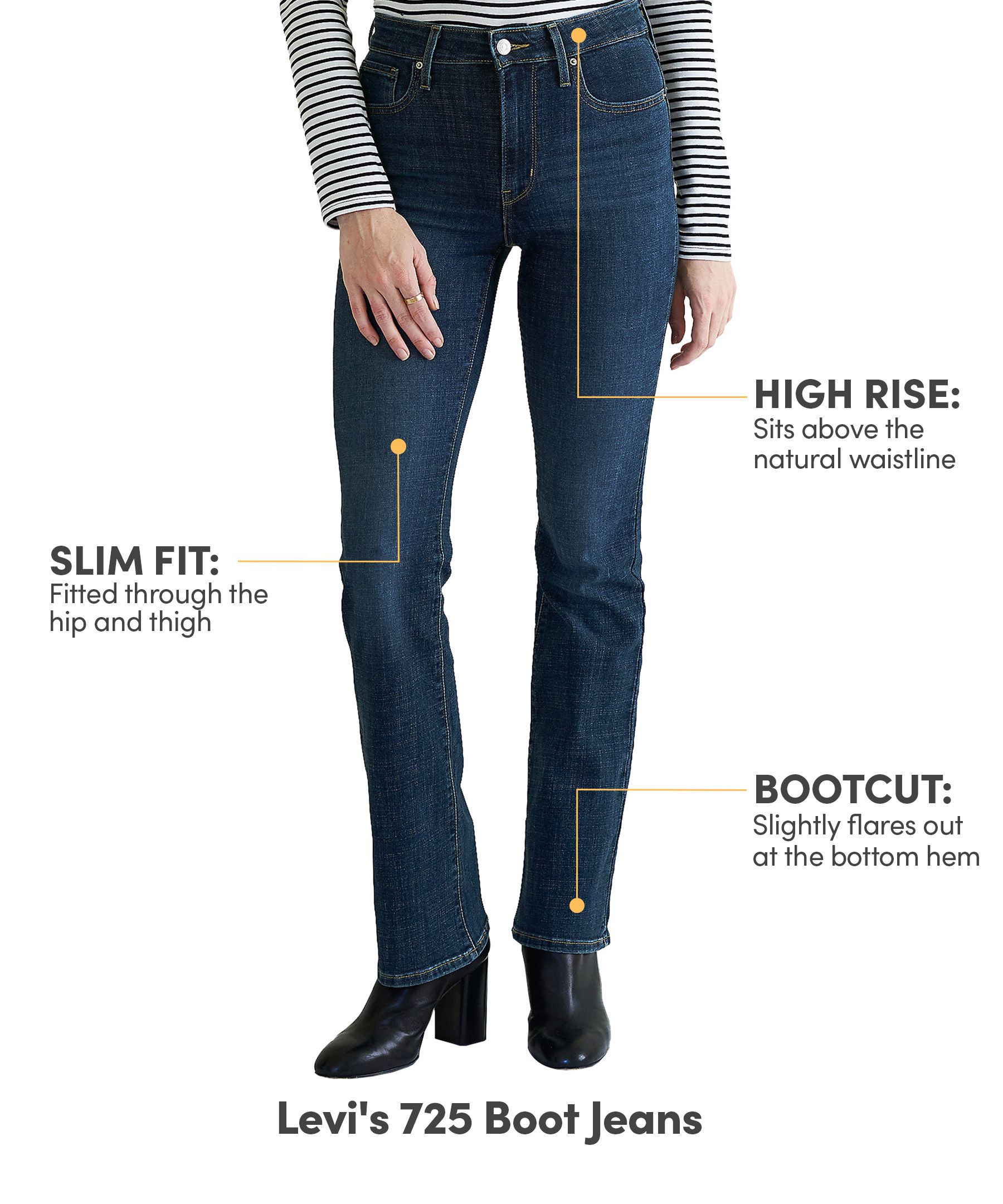 Levi's Women's 725 High Rise Bootcut Jeans