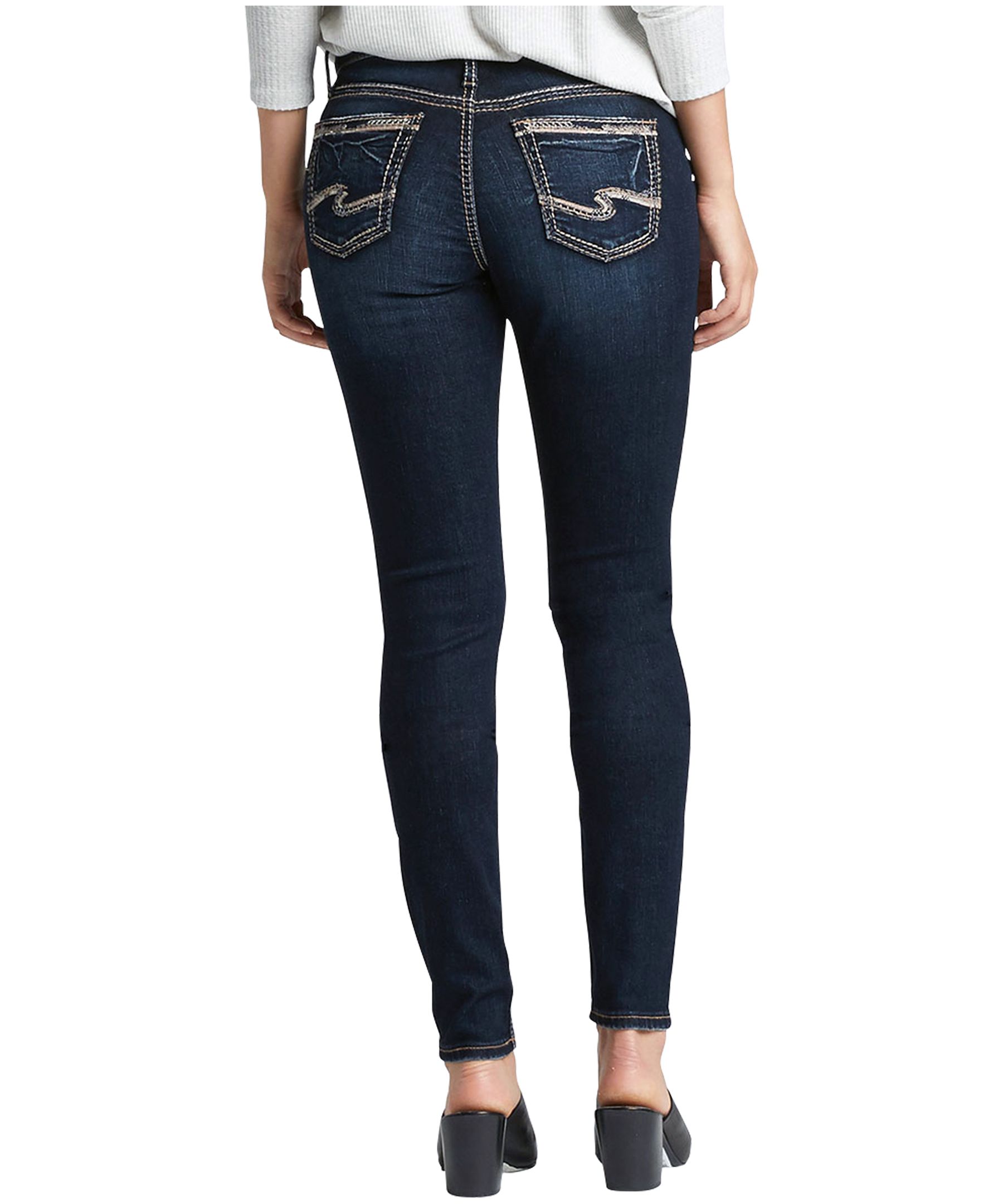 Silver Jeans Women's Suki Mid Rise Curvy Fit Capris - L43920CVS268