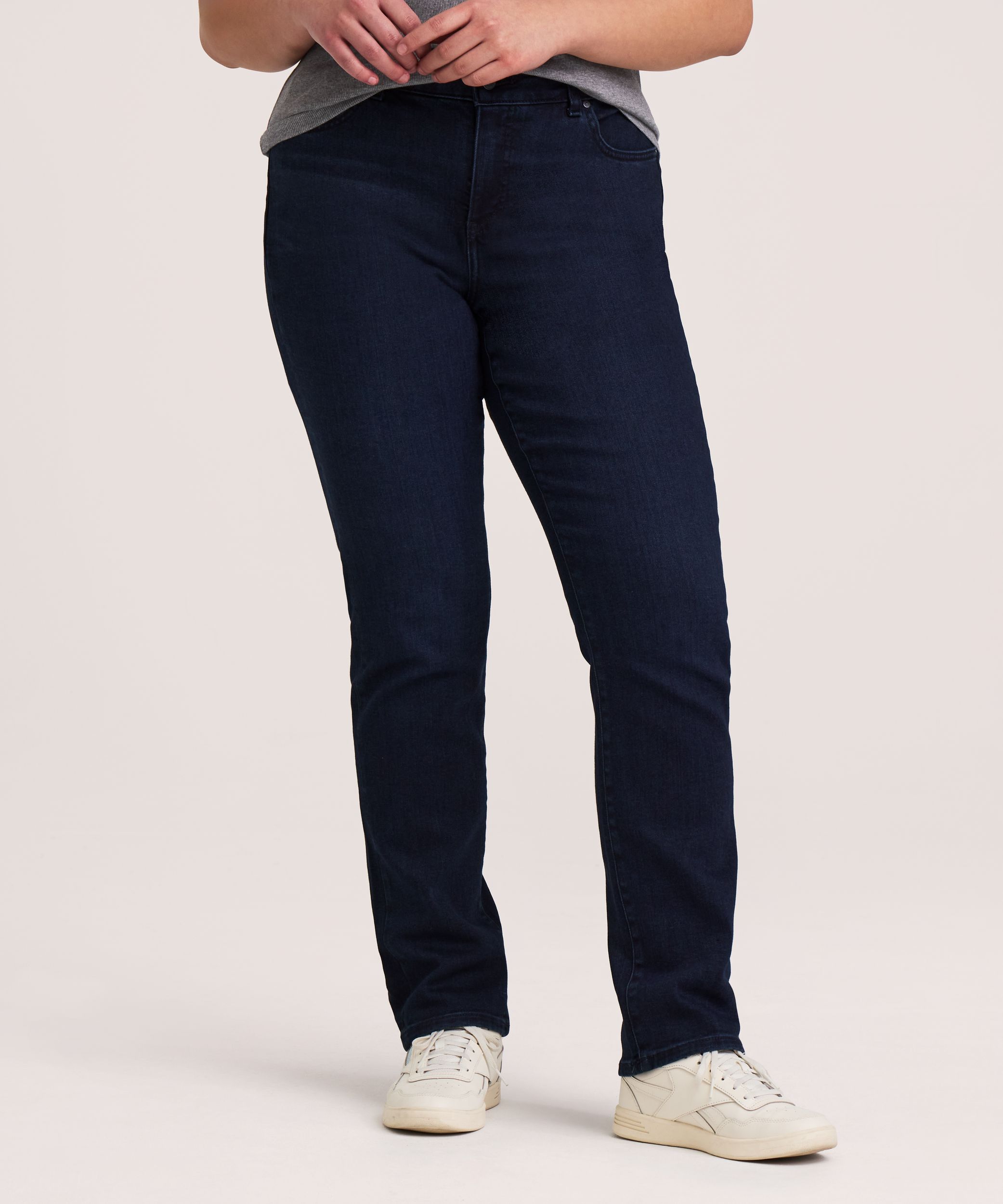 Jean Denver Hayes à jambe droite épousant les courbes pour femmes