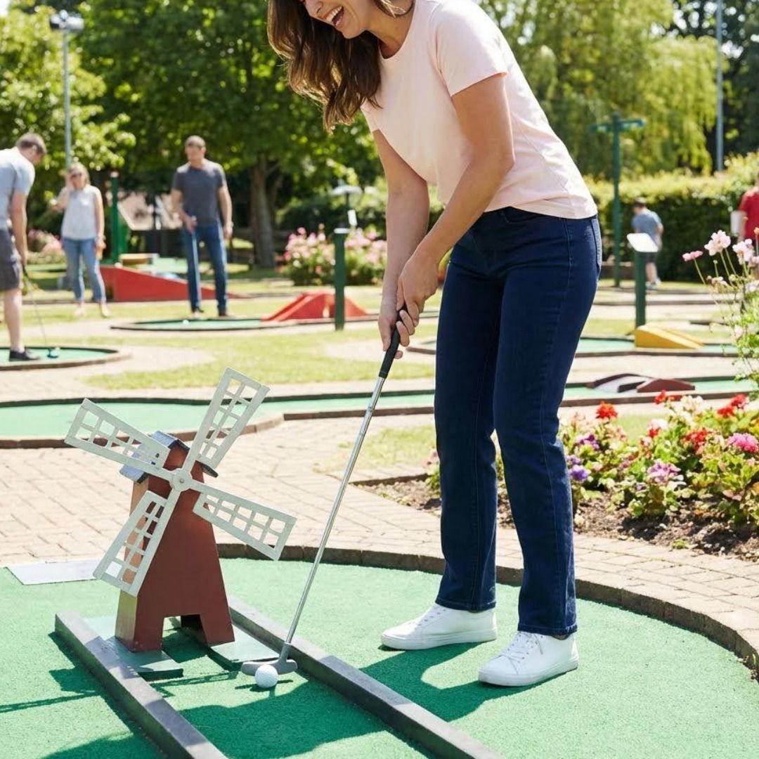 Jean Denver Hayes à jambe droite épousant les courbes pour femmes