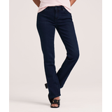 Denver Hayes Women's Curvy Fit Mid Rise Straight Jeans Front_Flat