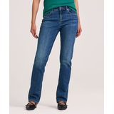 Denver Hayes Women's Curvy Fit Mid Rise Straight Jeans Front_Flat
