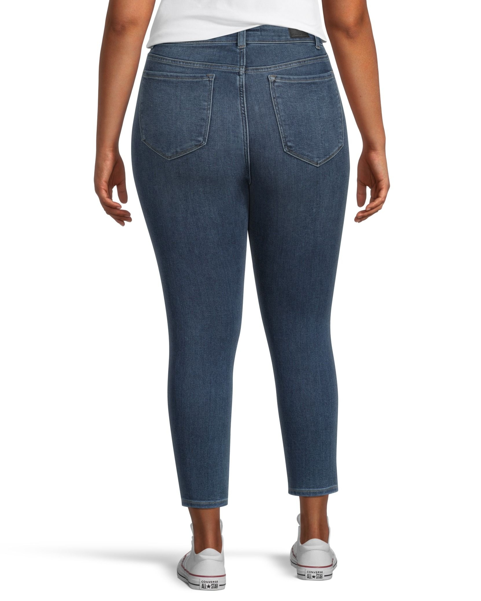 Women's High Rise Skinny Crop Jeans - Dark Indigo | Marks