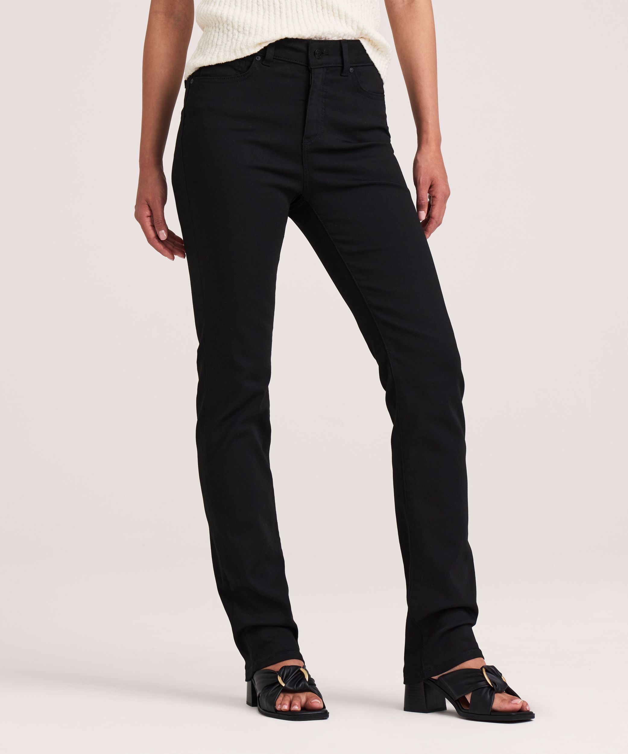 Denver Hayes Women's Slim Fit High Rise Straight Jeans