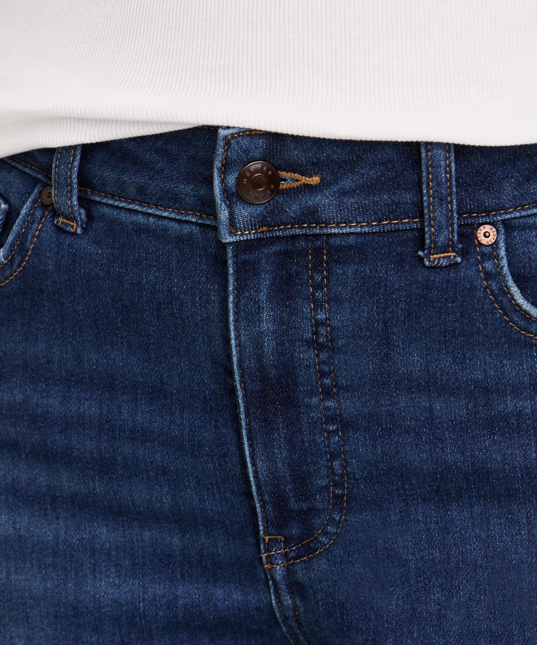 Denver Hayes Women's Slim Fit High Rise Straight Jeans