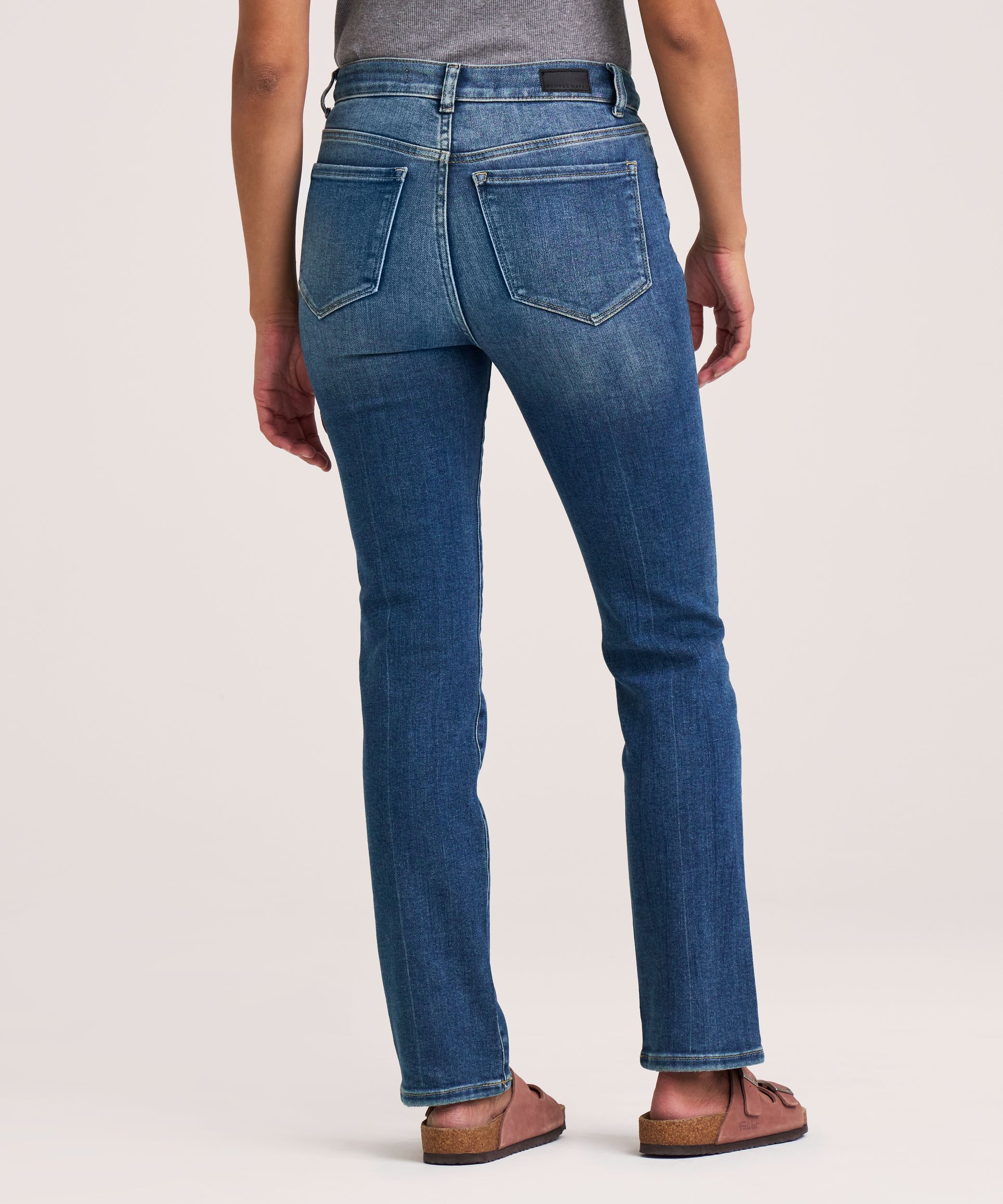 Denver Hayes Women's  Slim Fit High Rise Straight Jeans