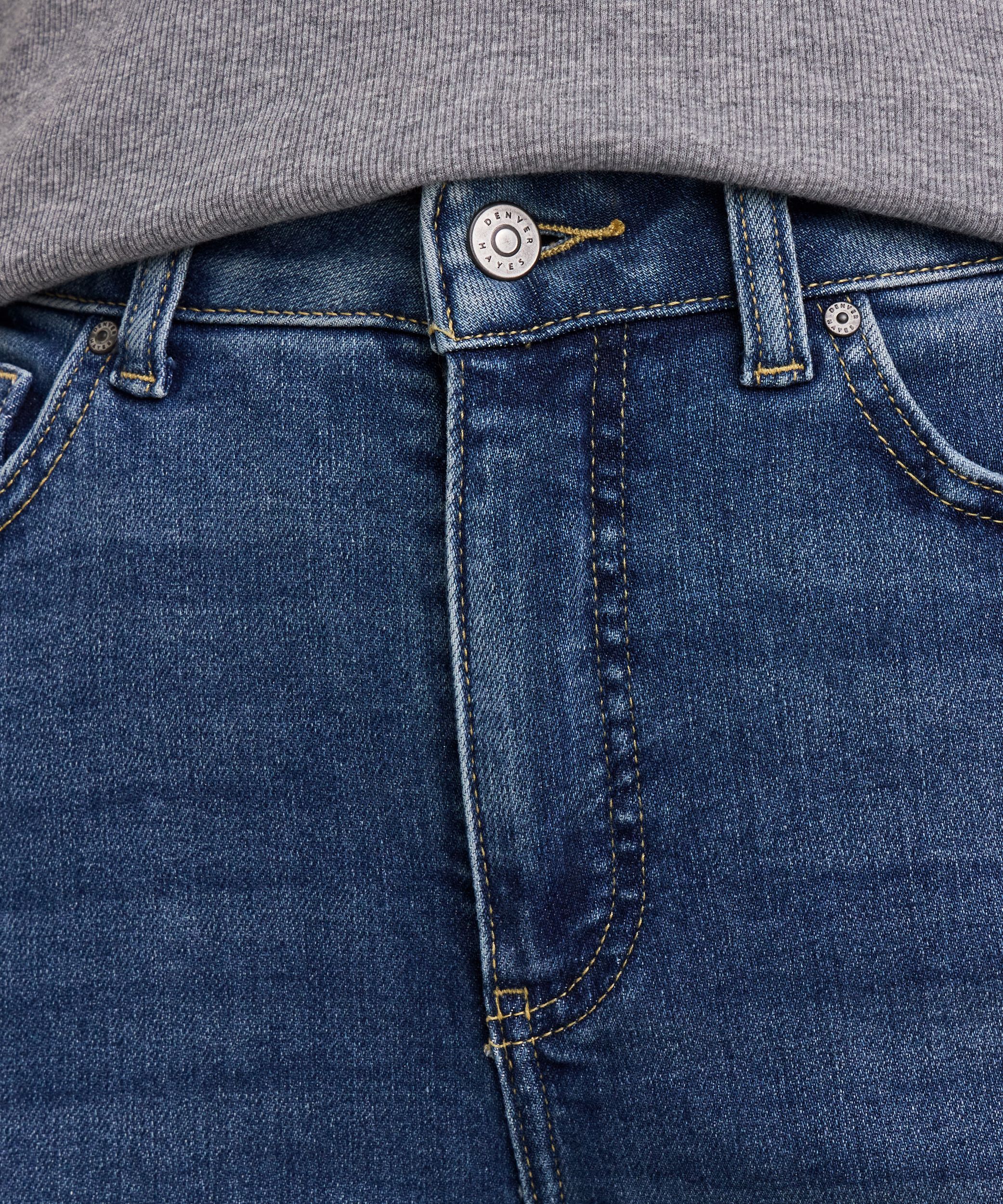 Denver Hayes Women's  Slim Fit High Rise Straight Jeans