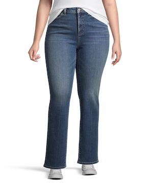 Denver Hayes Women's  Slim Fit High Rise Straight Jeans