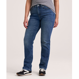 Denver Hayes Women's  Slim Fit High Rise Straight Jeans Front_Flat