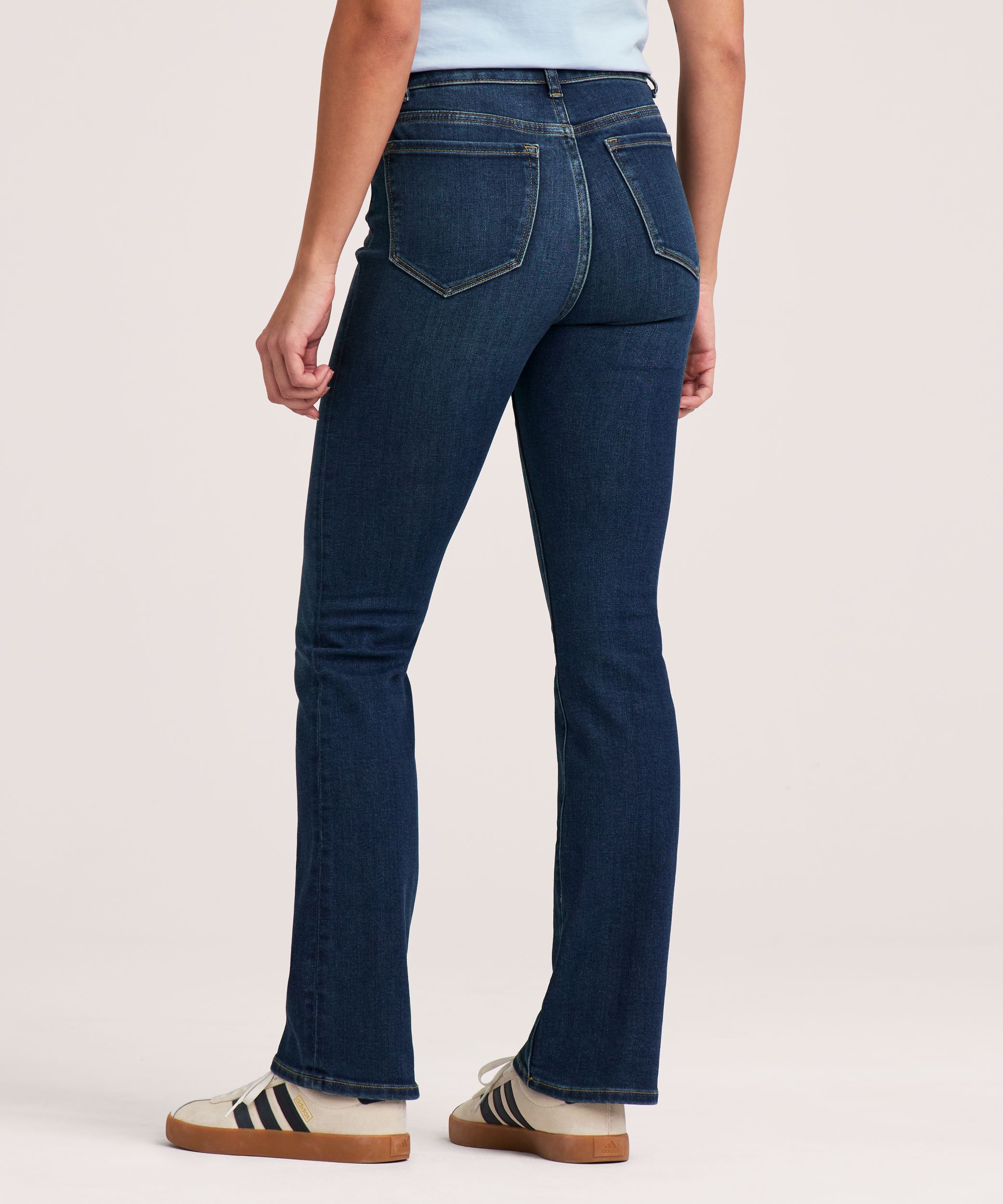 Jean semi-évasé Denver Hayes à taille haute pour femmes