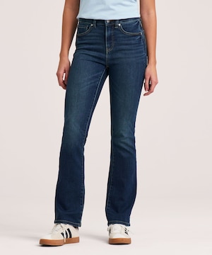 Jean semi-évasé Denver Hayes à taille haute pour femmes