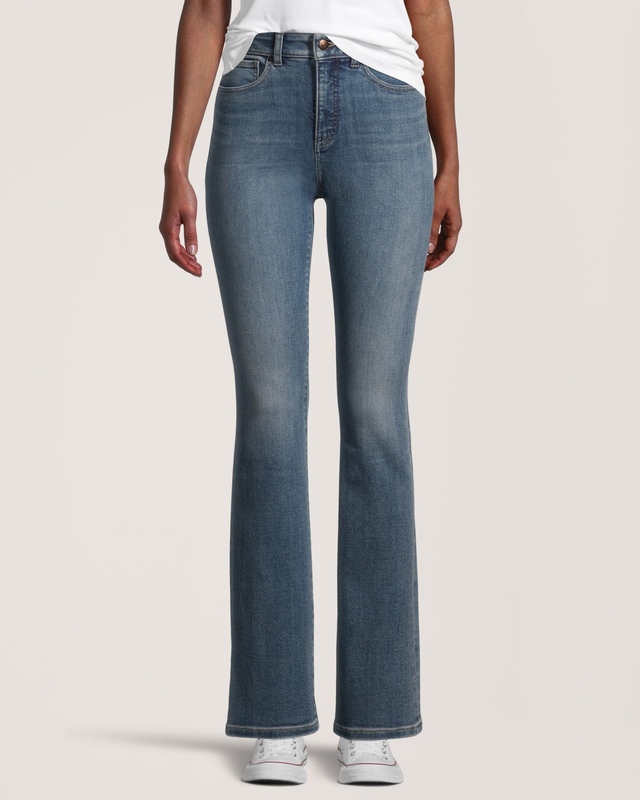 Denver Hayes Women's Slim Fit High Rise Bootcut Jeans