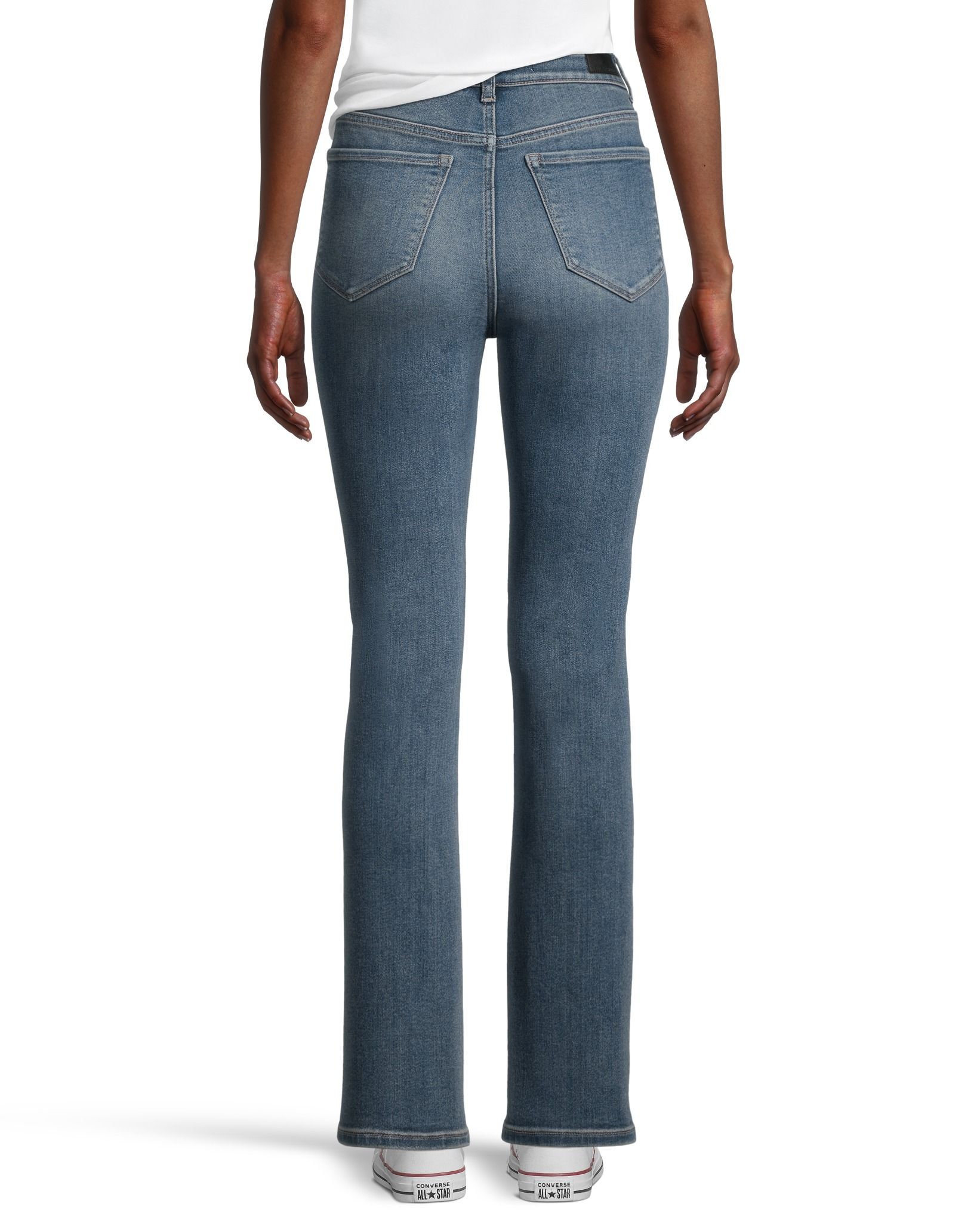 Women's totally slimming sale at waist bootcut jeans