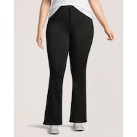 Jean semi-évasé Denver Hayes à taille haute pour femmes Front_Flat