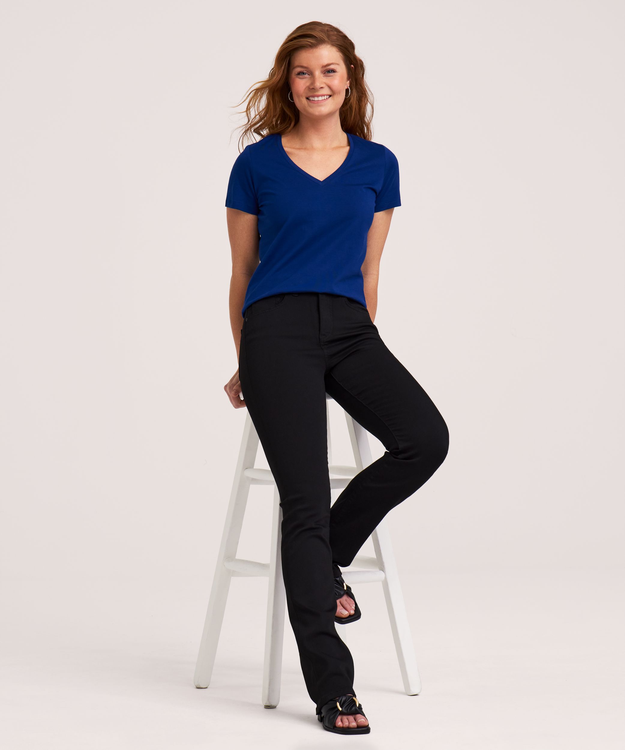 Denver Hayes Women's Slim Fit High Rise Bootcut Jeans