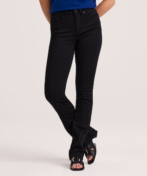 Jean semi-évasé Denver Hayes à taille haute pour femmes