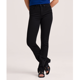 Jean semi-évasé Denver Hayes à taille haute pour femmes Front_Flat