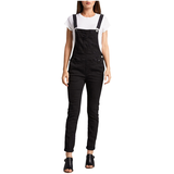 Silver Women's Overall Jeans Front_Flat