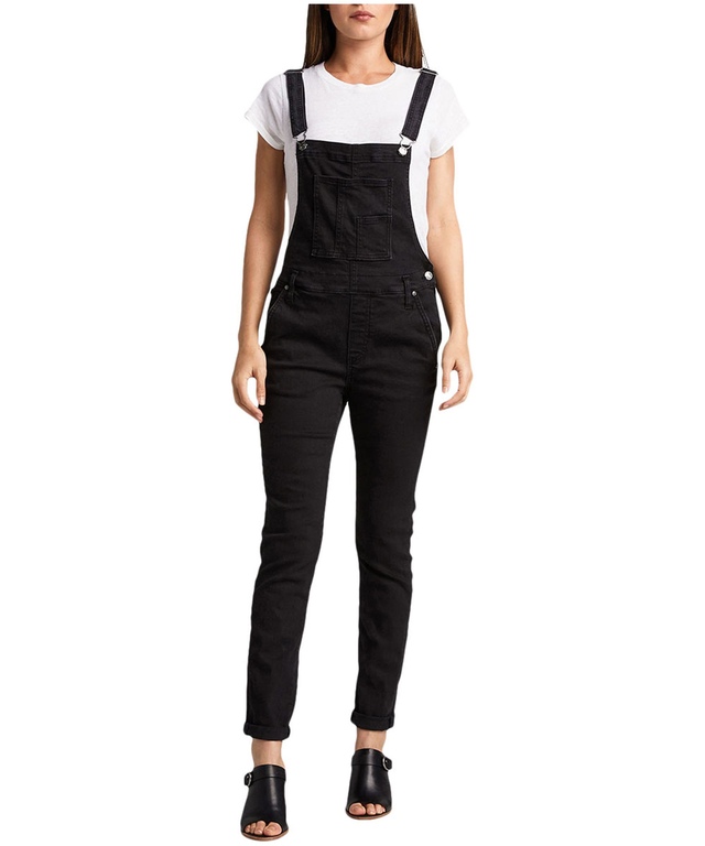 Silver Women's Overall Jeans