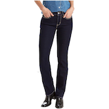 Jean galbant de Levi's à jambe droite et à taille mi-basse pour femmes, 314 Front_Flat