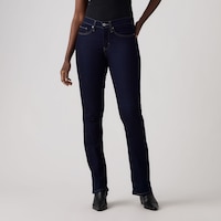 Jean galbant semi-évasé de Levi's à taille mi-basse pour femmes, 315 Front_Flat