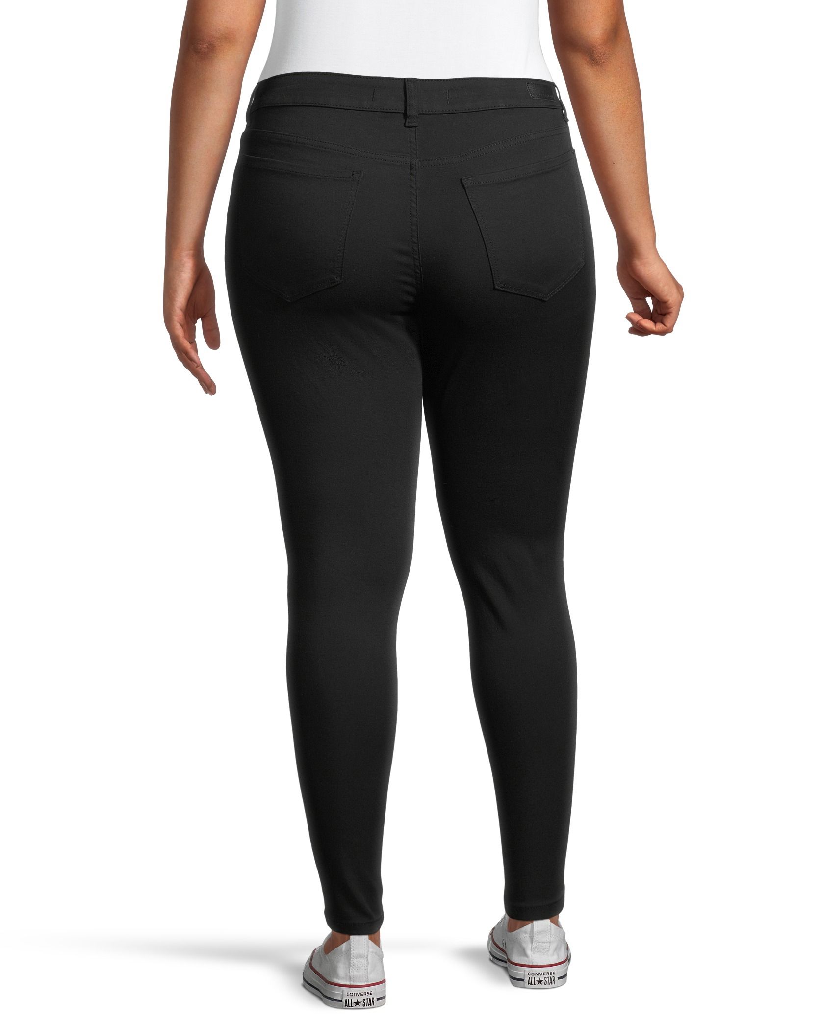 Women's High Waist Tight-Fitting Hip-Length Pants Casual Stretch Jeans,  Black, Large : : Clothing, Shoes & Accessories