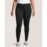 Jean moulant Denver Hayes épousant les courbes et à taille mi-basse pour femmes Front_Flat
