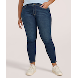 Jean moulant Denver Hayes épousant les courbes et à taille mi-basse pour femmes Front_Flat