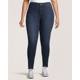 Jean moulant Denver Hayes épousant les courbes et à taille mi-basse pour femmes Front_Flat