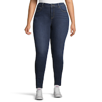 Jean moulant Denver Hayes épousant les courbes et à taille mi-basse pour femmes Front_Flat