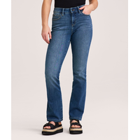 Denver Hayes Women's Curvy Fit Mid Rise Bootcut Jeans Front_Flat