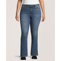 Jean semi-évasé Denver Hayes à taille mi-basse épousant les courbes pour femmes Front_Flat