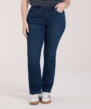 Jean semi-évasé Denver Hayes à taille mi-basse épousant les courbes pour femmes