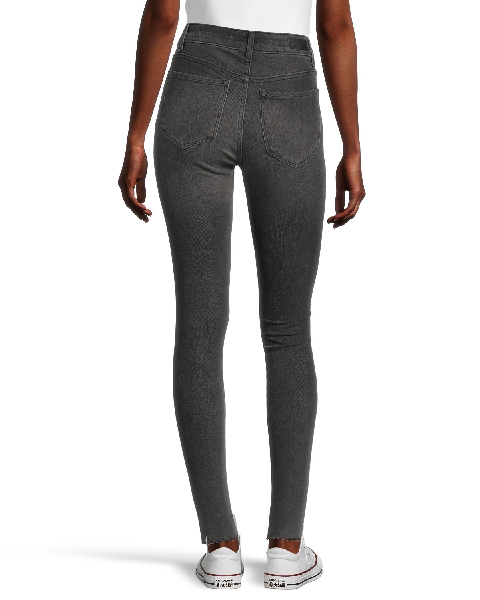 High waisted black skinny jeans best sale