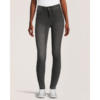 Jean moulant à taille haute pour femmes, Denver Hayes Front_Flat